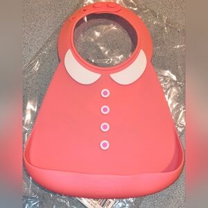 Make My Day Bib - Peter Pan Collar- Pink